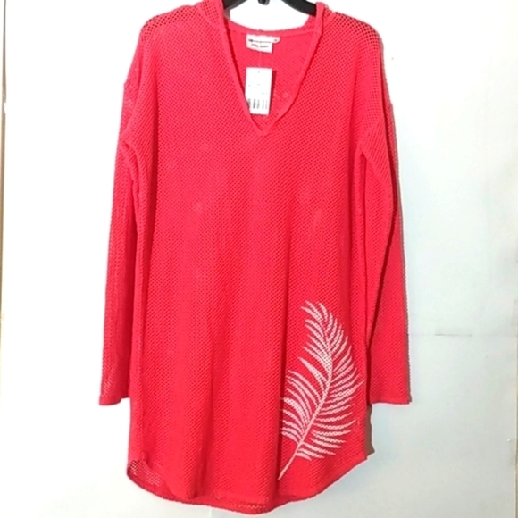 BEAU RIVAGE HOODED BEACH DRESS SWIMSUIT COVER SIZE SMALL NWT - Picture 1 of 12